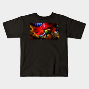 Abstract Flowers Kids T-Shirt